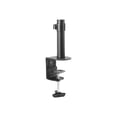 thumbnail image 4 of StarTech.com Single Monitor Desk Mount, Single Screen Heavy Duty Pole Mount for up to 8kg VESA Compatible Displays, Ergonomic Height Adjustable Monitor Arm Mount, Desk Clamp/Grommet - Small Footprint Design (ARMPIVOTV2) - Mounting kit (desk clamp mount, pole clamp, pole, grommet plate, washers, cable management clip) - for monitor - plastic, steel - black - screen size: 13"-32" - C-clamp, grommet, desk-mountable, 4 of 5