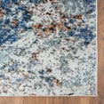 thumbnail image 6 of Contemporary Home Living 7.5' x 9.5' Blue and Gray Abstract Intergalactic Ocean Rectangular Area, 6 of 9
