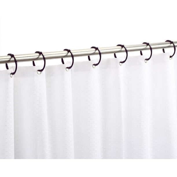 Htooq Bronze Shower Curtain Rings, Rustproof Shower Curtain Hooks For Bathroom, Metal Decorative Shower Hooks Hangers For Shower Curtain Rod,set Of 12