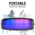 thumbnail image 3 of Subwoofer de altavoz bluetooth inalámbrico con luces de colores que puede hablar MFZFUKR 2034629-2, 3 of 5