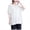 White, variant on Womens Tops Short Sleeve Hooded Zip Front Short Sleeve Summer Lightweight Casual Sweatshirt
