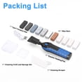thumbnail image 3 of PVC Floor DIY Repairing Tool Set Multifunction Furniture Repairing Tool Set Scratch Nail Hole Crack Filler Tool Set Household Handheld Melting Wax Tool Set, 3 of 8