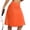 Orange, variant on Skirts for Women Knee Length Skort Zipper Pockets Women's High Waist Casual Athletic Golfs Tennis Skirt UV Protection Black XXL