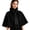 Black, variant on Fancifize Women's Halloween Shawl Gothic Medieval Renaissance Stand Collar Short Cloak Wraps with Tie for Party Holiday,Army Green