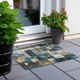 thumbnail image 6 of Addison Rugs Chantille Indoor/Outdoor Transitional Geometric Teal Washable Rectangle Rug, 1'8" x 2'6", 6 of 6