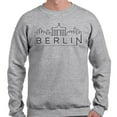 thumbnail image 2 of Skyline Berlin Germany Sweatshirt Unisex Large Grey, 2 of 5