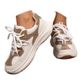 thumbnail image 2 of Sneakers for Women Fashion Glitter Shoes (Beige 41), 2 of 8