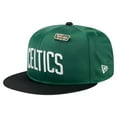 thumbnail image 3 of Men's-New Era  Kelly Green/Black Boston Celtics Throwback Satin Vintage Pin Two-Tone 59FIFTY Fitted Hat, 3 of 6
