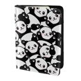thumbnail image 2 of Rateoe Cute Panda (3) Pattern Passport Holder Wallet Leather Mulit-purpose Travel Wallet Credit Cards Case ,Passport Cover for Women Men-6.5 in, 2 of 5
