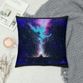 thumbnail image 2 of Orinice Stars Galaxy Airbrush Painting Graphic Decorative Cushion Throw Pillow Cover 20x20in, 2 of 5