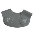 thumbnail image 2 of HILABEE Hair Cutting Non-Slip Pad Waterproof Hairdressing Shaving Neck Hair Guide Salon Grey A, 2 of 9
