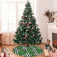 thumbnail image 7 of Sikiie Palm Greenery 30-48 inches {designName} Print Christmas Tree Skirt Snowman Xmas Tree Skirt with Edge Christmas Decorations for Holiday Party30", 7 of 7