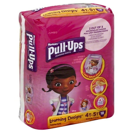 Pull-Ups? Training Pants with Learning Designs? for Girls 4T-5T