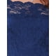 thumbnail image 5 of INSPIRE CHIC Vestido de cóctel para mujer con encaje, dobladillo de cola de pez, manga corta, ajustado, midi, azul oscuro, XL, 5 of 6