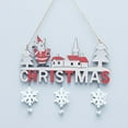 thumbnail image 4 of Wooden Christmas Pendant Door Hanging Ornaments For Home Wall Xmas Tree Decor Christmas Happy New Year 2024 Gift Navidad, 4 of 5