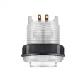 thumbnail image 3 of 1PCS Illuminated Led Push Button 28mm Nut with 4Pin Light Cable for Zero Delay Board Game Machine Parts White,1 x Button Switch,White, 3 of 5
