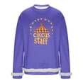 thumbnail image 2 of Yteetum Crew Neck Sweatshirts for Men Carnival Graphic Print Oversized Versatile Fleece Sweatshirt Mens Casual Round Neck Relaxed Fits Comfy Pullover Carnival Party Sweatshirt Top Fall Winter Clothes, 2 of 6