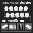 thumbnail image 3 of LED Makeup Mirror Light Bulb Lights Stepless Dimmable Wall Lamp 6 10 14Bulbs Kit for Dressing Table ,Widely Use, 3 of 5