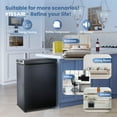 thumbnail image 6 of KNDKO 2.8cu.ft Chest Freezer, Freestanding Top Open Door Compact Freezer with Removable Basket, Adjustable 7 Thermostat and Bottom Defrost Water Drain for Apartment/Home, Black, 6 of 7