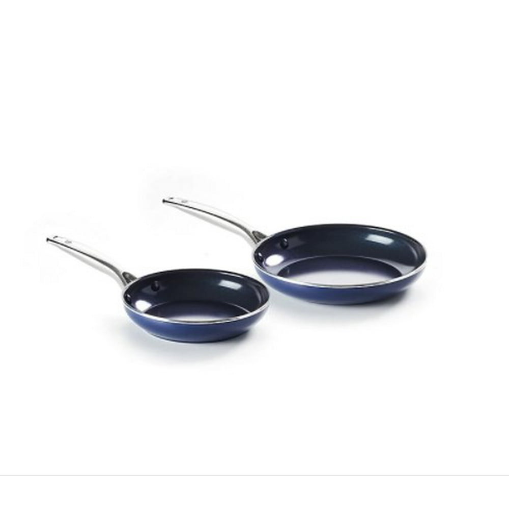 Blue Diamond™ Nonstick Ceramic 2Piece Frying Pan Set in Blue Walmart