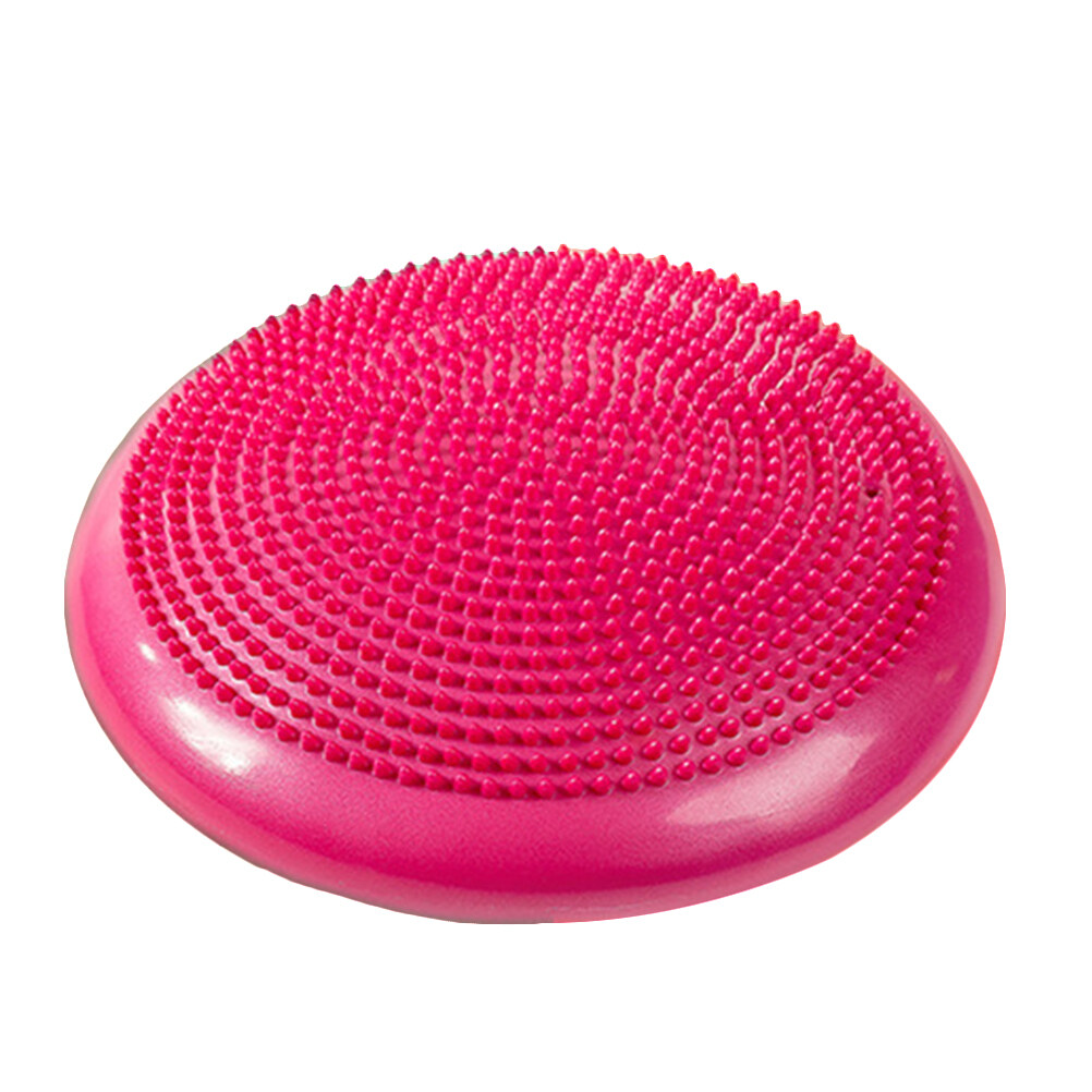 Inflated Stability Wobble Cushion Extra Thick Core BalanceDisc Wiggle