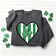 thumbnail image 2 of TaTaai Women Casual St Patrick's Day Printed Crew Neck Long Sleeve No Hood Sweatshirt Ladies Spring Daily Office Street Wear Soft Comfortable Machine Washable Stylish Top Gift, 2 of 6