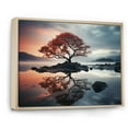 thumbnail image 2 of Designart "Celestial Reflections Sky Photo" landscapes Floater Framed Canvas Wall Art, 2 of 7