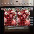 thumbnail image 2 of Red Christmas Balls Kitchen Towels Set of 4, Water Absorbent Dish Towel, Xmas Poinsettia Botanical Plaid Decorative Hand Towels - Quick Drying Cloth for Cooking Baking, 18x28 Inch, 2 of 8