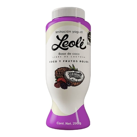Imitación yogurt bebible Leoli frutos rojos 250 g