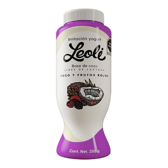 Imitación yogurt bebible Leoli frutos rojos 250 g