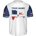 thumbnail image 3 of Personalized Dominican Republic Baseball Jersey Shirt,Team Name Republic Dominicana Baseball Jersey for Men,Women (2XL), 3 of 4