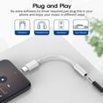 thumbnail image 5 of [2 PACK] USB C to 3.5mm Headphone Jack Adapter, Compatible With iPhone 15 15 Plus 15 Pro 15 Pro Max Type C to Aux Earphone Cable, Type C Aux Audio Dongle Converter, 5 of 5