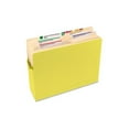 thumbnail image 7 of Smead Colored File Pockets Letter - 8 1/2" x 11" Sheet Size - 1 3/4" Expansion - Top Tab Location - 9 pt. Folder Thickness - Yellow - Recycled - 1 Each, 7 of 7