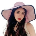 thumbnail image 5 of Women Sun Hat Soft Comfortable Breathable Double-sided Wearable Summer Sun Cap Outdoor Supply, 5 of 7