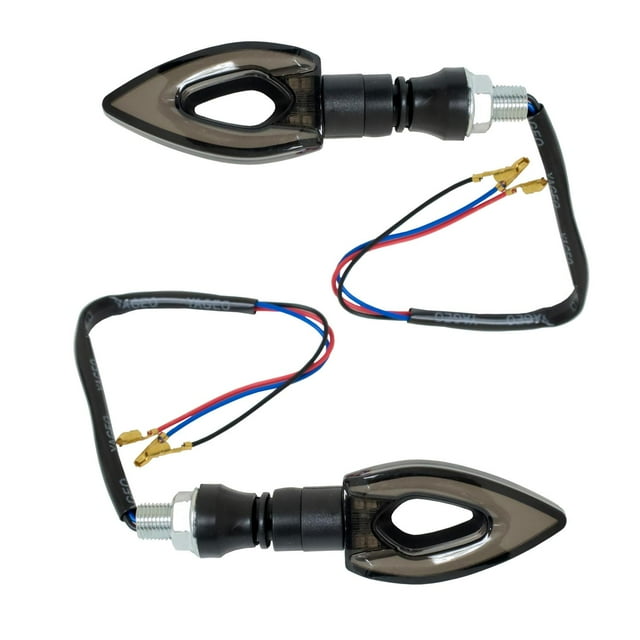 DIRECCIONAL DELANTERA/TRASERA FLECHA ROJO SECUENCIAL CON CUARTO LED SET 12V