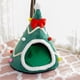 thumbnail image 3 of Linda Mantenga cálido Kennel perfecl Mat de Navidad Forma de árbol de Navidad S Verde, 3 of 7