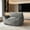 Grey + Velvet, variant on AUU Allea Velveteen Bean Bag Chair with Armrests for Living Room or Bedroom