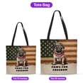 thumbnail image 5 of Freedom Paws Patriotic Pug Vintage Memorial Day All Over Print 3D Canvas Tote Bag Dog Lover Gifts Reusable Handbag - 12006, 5 of 5