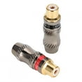 thumbnail image 4 of Solder Plug Excellent Quality Easy To Install Durable  Female Plug Video Cables For Audio Cable Extension Cables Coaxial Cables Home, 4 of 8