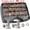 Silver SS 1281PCS #4 #6 #8 #10 #1/4-20, variant on Twidec/680PCS Metric&SAE Bolt Assortment,Grade 8.8 Hex Head Bolts and Nuts Assortment Kit, M4 M5 M6 M8 1/4-20 5/16-18 3/8-16 Heavy Duty Nuts and Bolts Kit Gold Zinc Plating With Storage Case