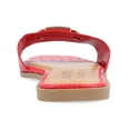 thumbnail image 4 of Journee Collection Womens Faux Leather Dressy Slide Sandals, 4 of 4
