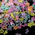 thumbnail image 3 of Colgantes de plástico con letras, adornos colgantes coloridos para hacer aretes artesanales ---- 2-2400 - Código de producto 74481 2-2400, 3 of 5