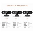 thumbnail image 4 of 4K Webcam Video Camera 2K Autofocus Streaming Web Cam With Microphone Full HD 1080P Webcams For PC/Computer/Laptop ,Easy to Operate, 4 of 7