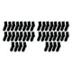 thumbnail image 2 of Calcetines Elásticos Cateissary Transpirables 10 Piezas Negro 2Conjunto, 2 of 6