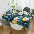 thumbnail image 2 of Yayeee Tablecloths 60" x 120" Rectangle Wrinkle Resistant Party Table Cover, Floral Lemon, 2 of 8