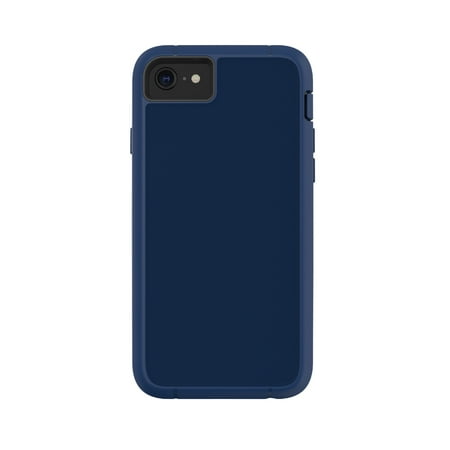 onn. Rugged Phone Case with Holster for iPhone 6, 6s, 7, 8, SE 2020, SE 2022 - Blue