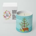 thumbnail image 2 of Carolines Treasures BB9190CDL 3.75 x 3.25 in. Unisex Ankole-Watusu Cow Christmas 10 oz Decorative Soy Candle, Teal, 2 of 5