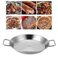 thumbnail image 3 of Sartén antiadherente de acero de 30 cm menos, sartén española, Wok, queso, sartén Er Ing, 3 of 4