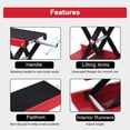 thumbnail image 4 of 1100LB 9" Red Wide Deck Motorcycle Center Scissor Lift Jack Hoist Stand Bikes ATV, 4 of 5
