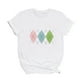 thumbnail image 4 of Pntutb Camiseta suelta de cuello redondo para mujer con estampado gráfico geométrico de moda para mujer Pntutb Pntutb-2052, 4 of 8